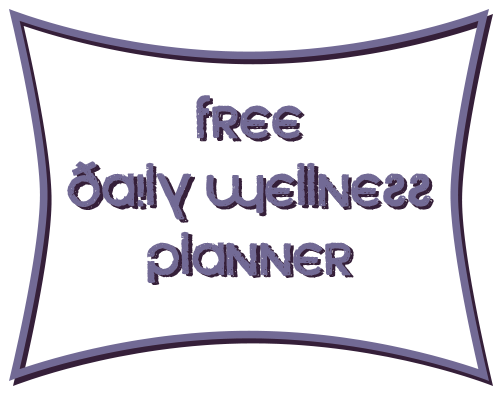 Free Daily Wellness Planner