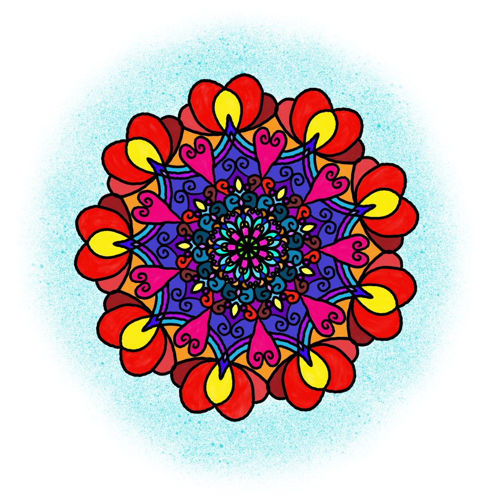 Original Love Is All Around Us Mandala