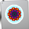 Love Is All Around Us Mandala Sticker medium