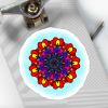 Love Is All Around Us Mandala Sticker large